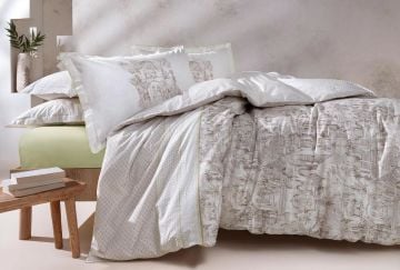 Yataş Bedding Çift Kişilik Xl Mandy Tencel Nevresim Takımı Bej