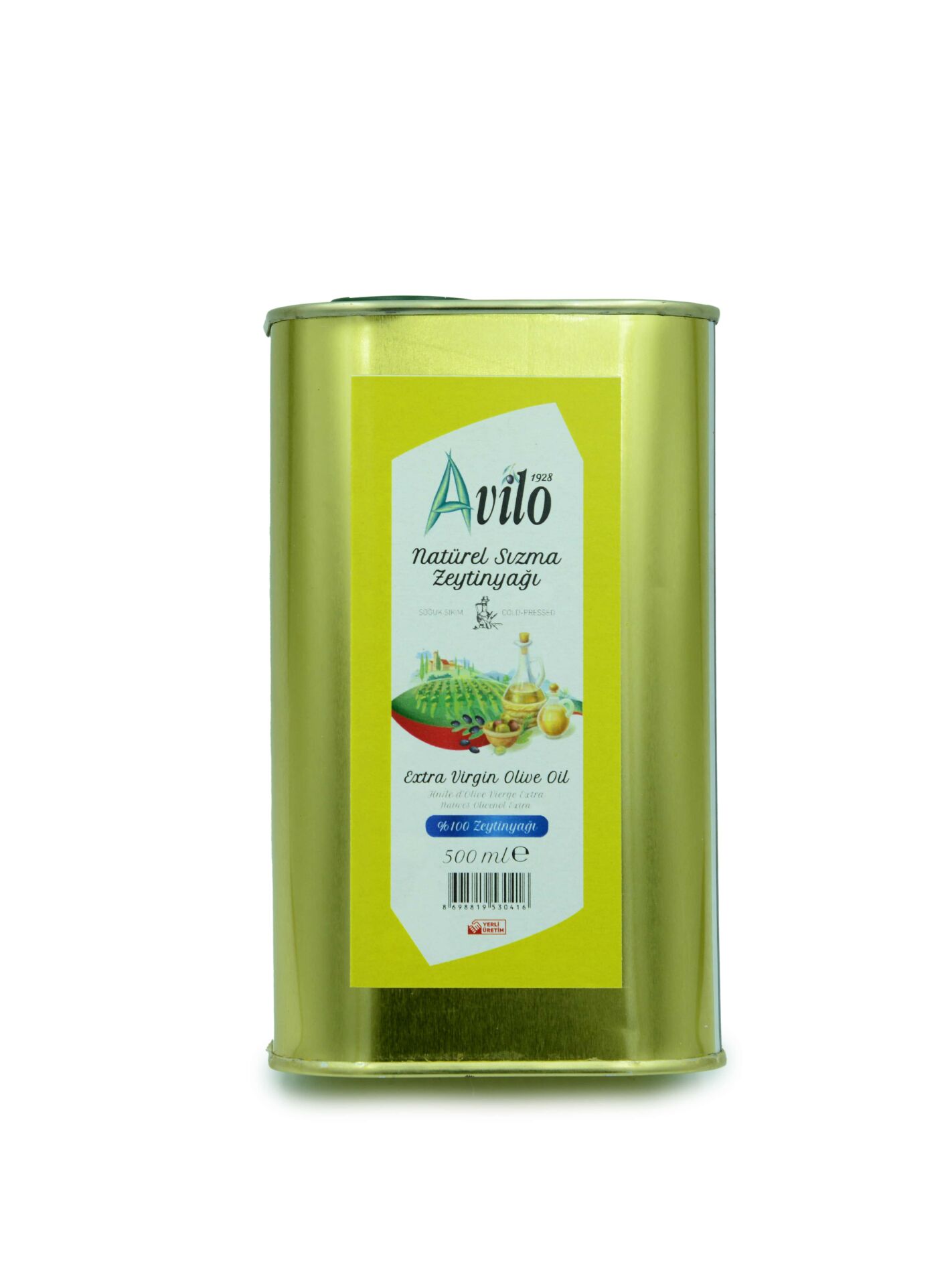 500 ML Avilo Soğuk Sıkım Natürel Sızma Zeytinyağı