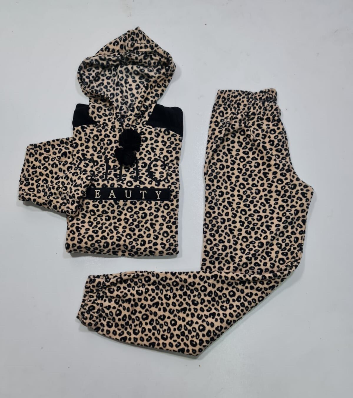 Arcan Kadın Leopar Welsoft Pijama Takım