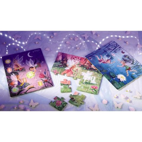 Haba Fairies Puzzle – Periler Üçlü Puzzle (36 Parçalı Yapboz)