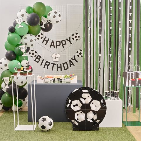 Ginger Ray - Bunting Football Birthday Customisable - Happy Birthday Futbol Asılan Süs