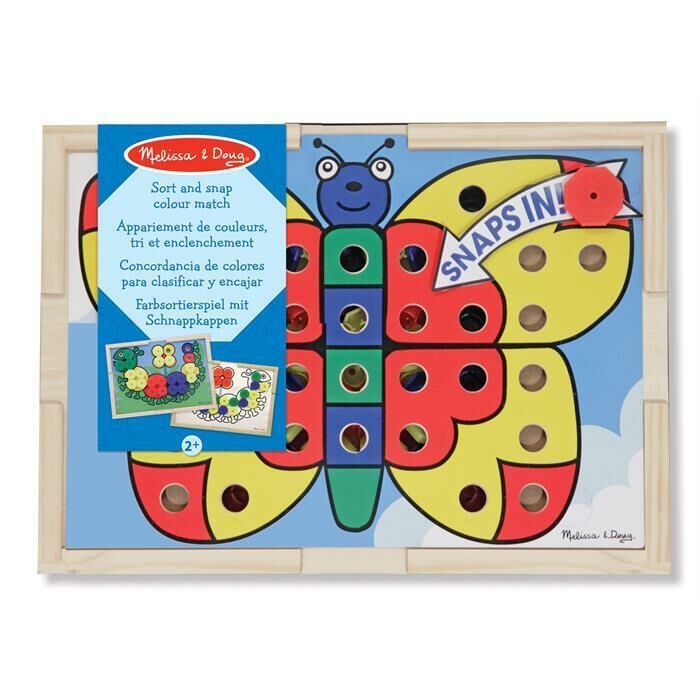 Melissa & Doug Ahşap Diz Yerleştir - Renkler