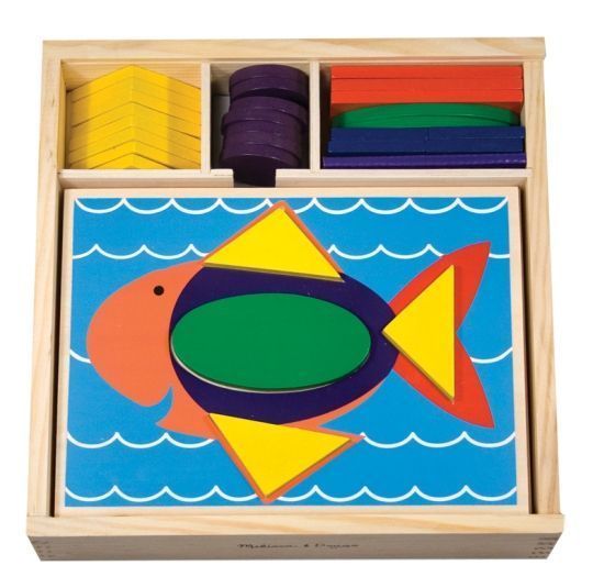 Melissa & Doug Ahşap Şekil Bulmaca - Balık