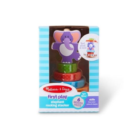 Melissa&Doug Ahşap Sallanan Kule - Fil