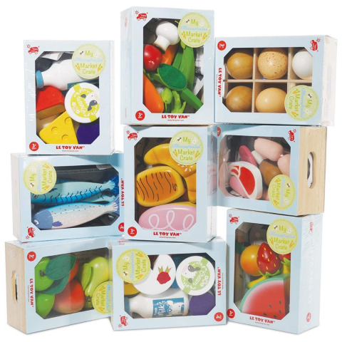 Le Toy Van Şarküteri Kasası - Cheese & Dairy Crate