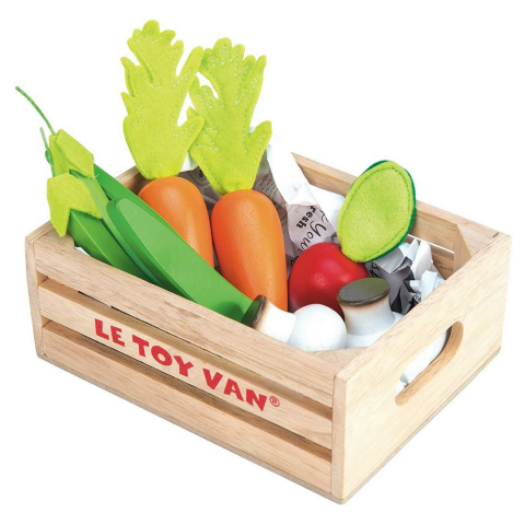 Le Toy Van Sebze Kasası - Vegetables '5 a Day' Crate