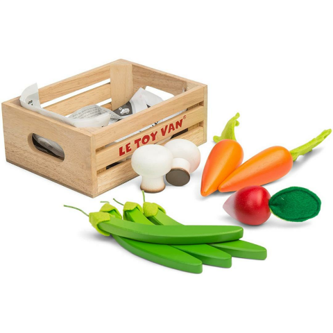 Le Toy Van Sebze Kasası - Vegetables '5 a Day' Crate