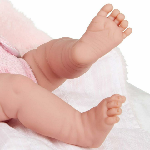 Berenguer Gerçekçi Yenidoğan Oyuncak Kız Bebek 39 cm ve Pembe Ayı