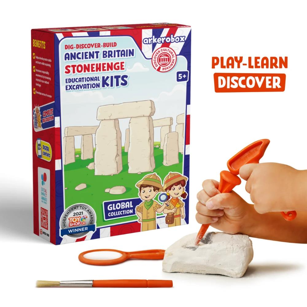 Arkerobox Ancient Britain | Stonehenge Educational Excavation Set