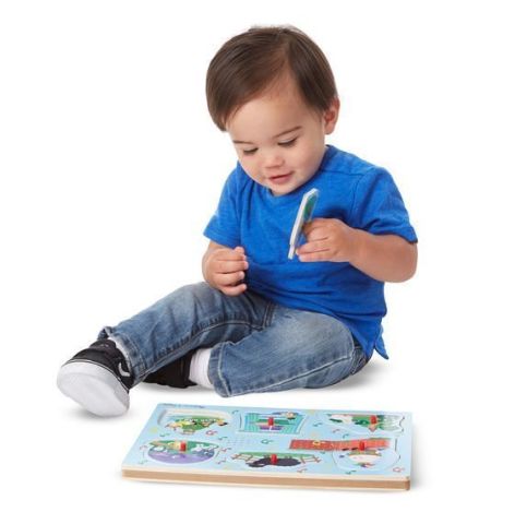 Melissa&Doug Ahşap Sesli Puzzle-İngilizce Çocuk Şarkıları 2