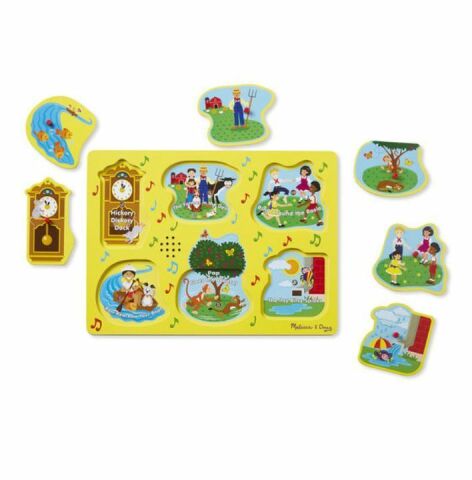 Melissa&Doug Ahşap Sesli Puzzle-İngilizce Çocuk Şarkıları 2