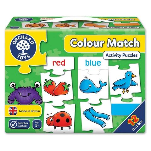 Orchard Toys Colour Match / Renk Eşleştirme Jigsaw Puzzle 3+ Yaş