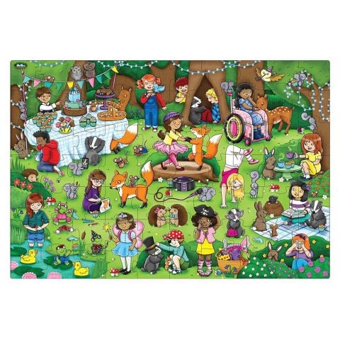 Orchard Toys Woodland Party Puzzle / 70 Parçalı Yapboz 4-7 Yaş