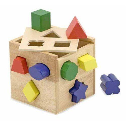 Melissa&Doug Ahşap Küp Şekil Bulmaca