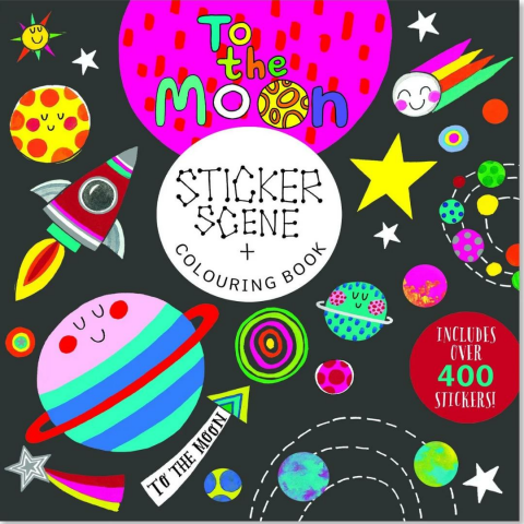 Rachel Ellen Sticker Boyama Kitabı / To The Moon