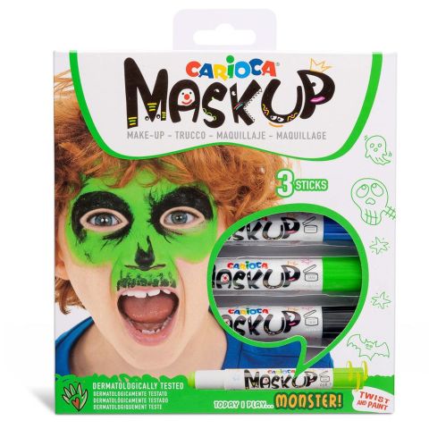 Carioca Mask Up Yüz Boyası - Canavar (3 Renk)