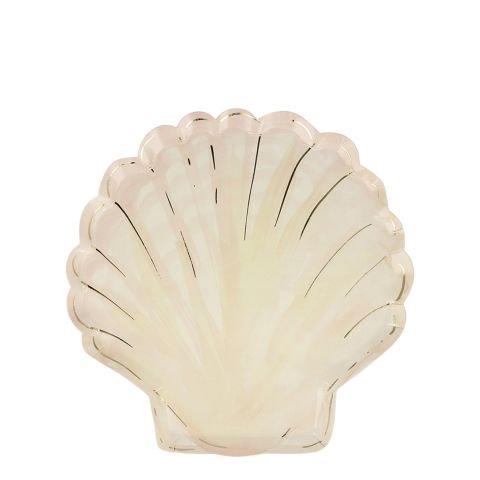 Meri Meri - Shell Plates - Deniz Kabuğu Tabak