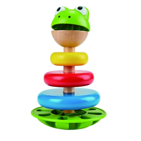 Hape Mr. Frog Halka Oyunu / Mr. Frog Stacking Rings