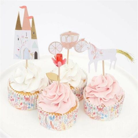 Meri Meri - Princess Cupcake Kit - Prenses Cupcake Kit