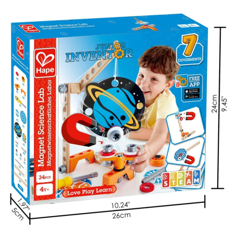 Hape Mıknatıslı Oyuncak Bilim Laboratuvarı / Magnet Science Lab