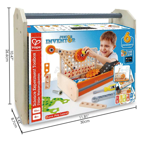 Hape Bilimsel Deney Oyuncak Alet Çantası / Science Experiment Toolbox