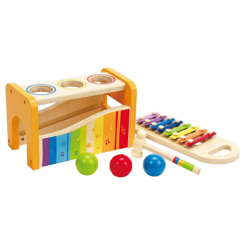 Hape Müzikal Set / Pound and Tap Bench