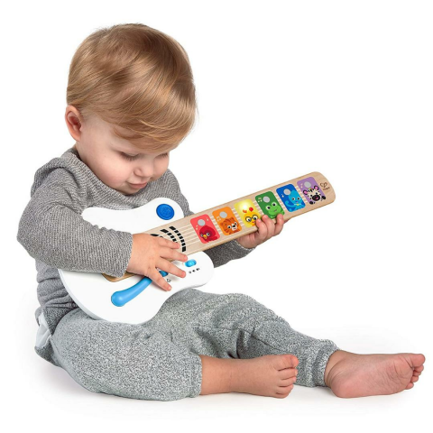 Hape Strum Along Songs Magic Touch Guitar - Dokunmatik Ahşap Gitar