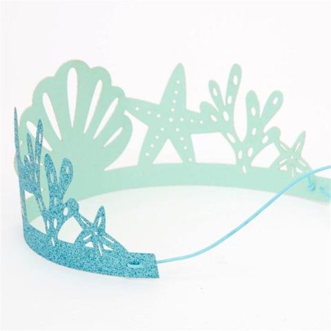 Meri Meri - Mermaid Party Crowns - Deniz Kızı Parti Şapkaları