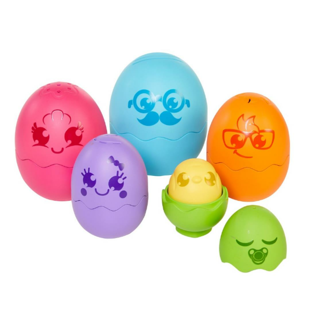 Tomy İç İçe Yumurtalar / Toomies Hide & Squeak Nesting Eggs