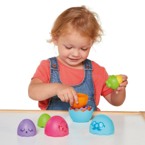 Tomy İç İçe Yumurtalar / Toomies Hide & Squeak Nesting Eggs