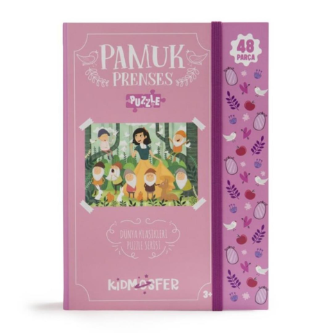 Kidmosfer Pamuk Prenses Puzzle (Yapboz) 48 Parça