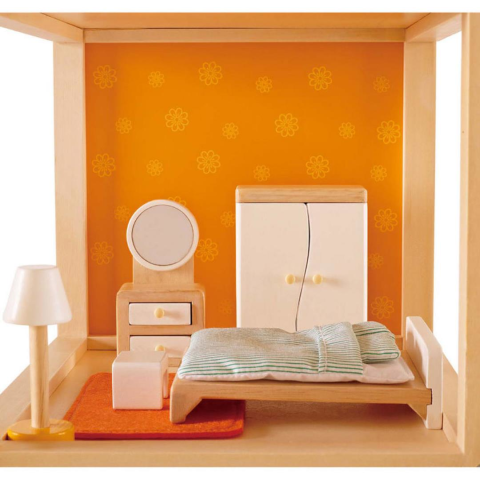 Hape Oyuncak Yatak Odası Eşya Seti / Wooden Toys - Master Bedroom