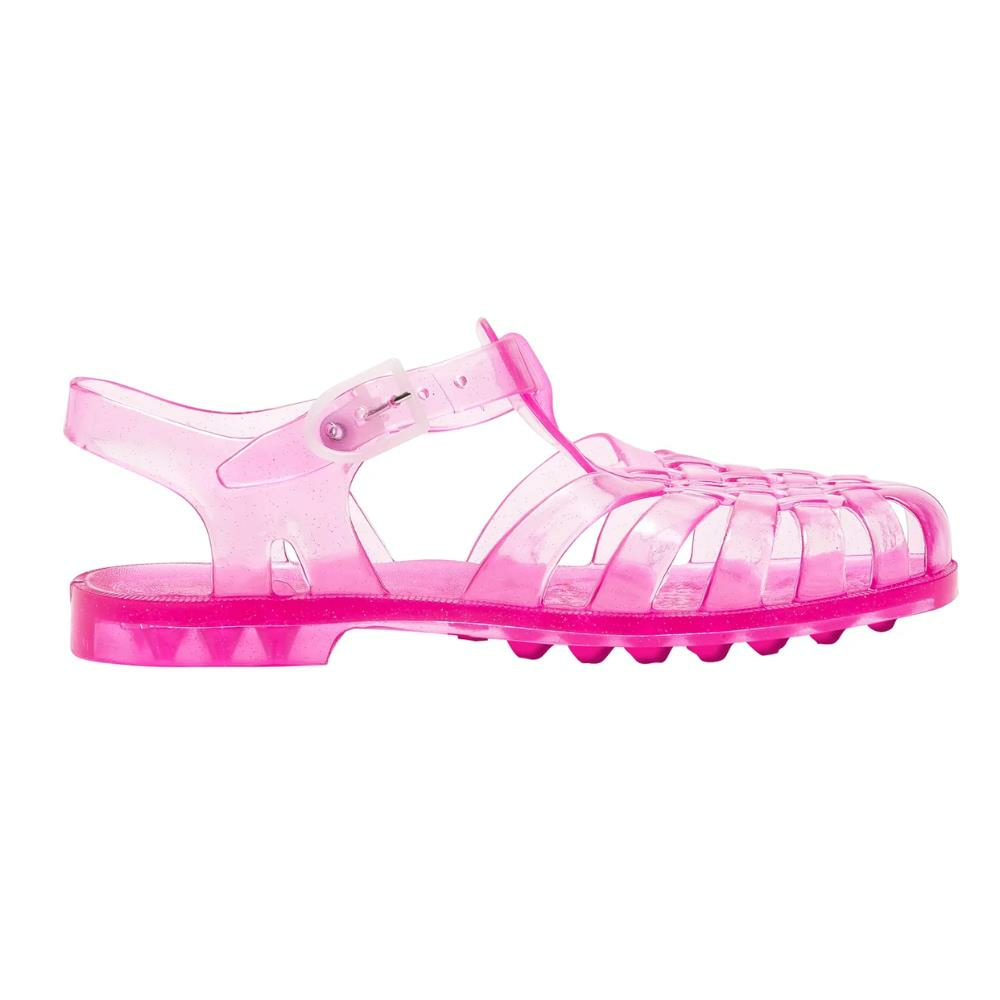 Meduse Sun Rose Pailette Sandals - Sandalet Şeffaf Pembe