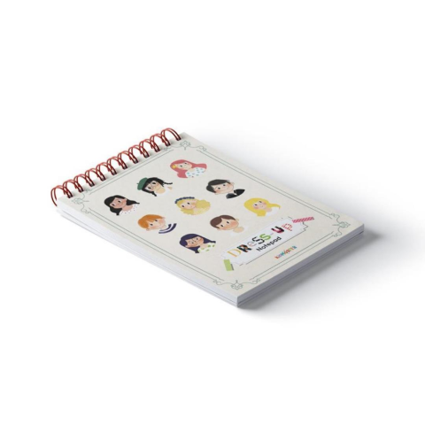 Kidmosfer Kes-Tasarla Defter Dress-Up Notepad