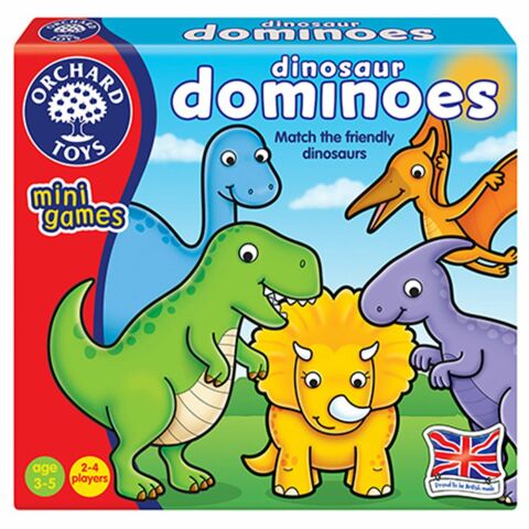 Orchard Toys Dinosaur Dominoes 3+Yaş Mini Domino Oyunu