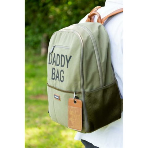 Childhome Daddy Bag Sırt Çantası Kanvas // Haki