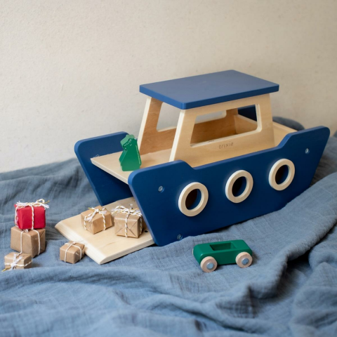 Trixie - Wooden Ferry Boat - Ahşap Feribot