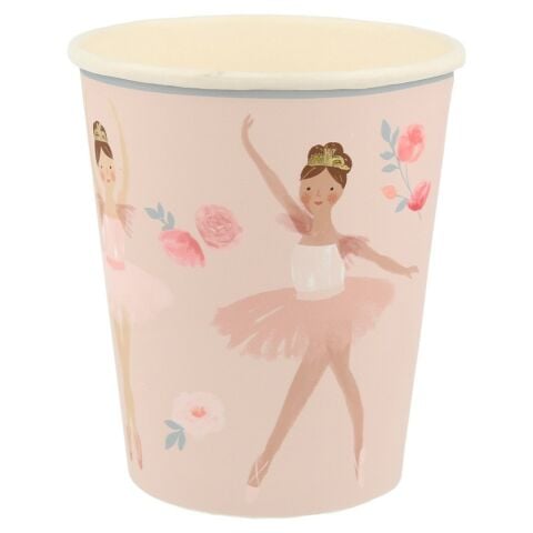 Meri Meri - Ballet Cups - Balerin Bardaklar - 8'li