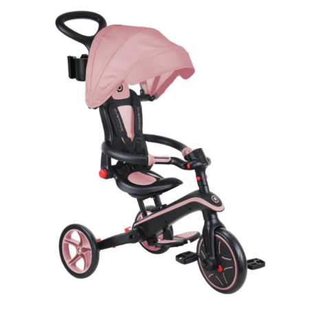 Globber Explorer 4in1 Katlanabilir Bisiklet - Koyu Pastel Pembe