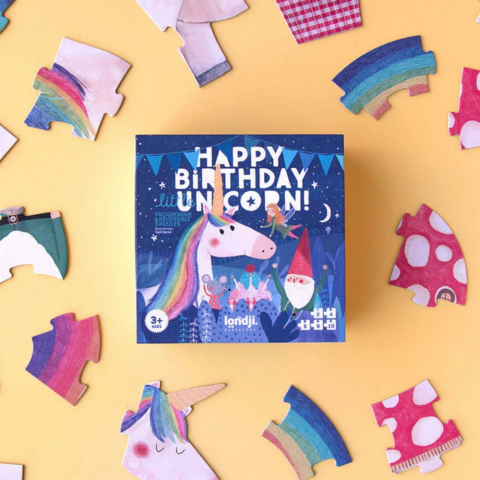 Londji - Happy Birthday Unicorn / Mutlu Yıllar Unicorn Puzzle