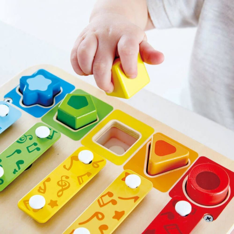 Hape Şekil Eşleştirmeli Ksilofon / Shape Sorter Xylophone