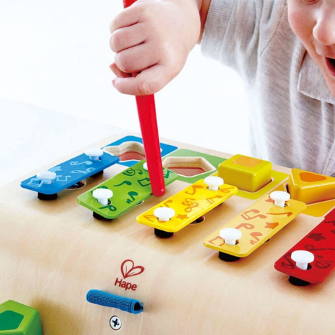 Hape Şekil Eşleştirmeli Ksilofon / Shape Sorter Xylophone