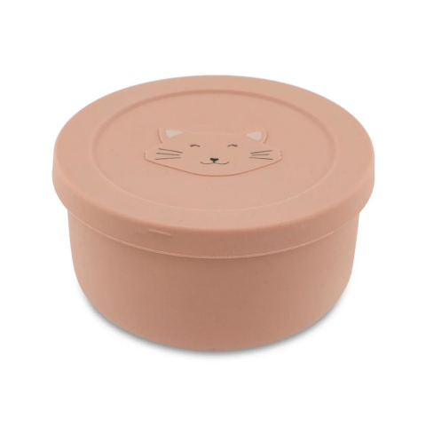 Trixie Silicone Snack Pot With Lid - Silikon Kapaklı Atıştırmalık Kabı - Mrs. Cat