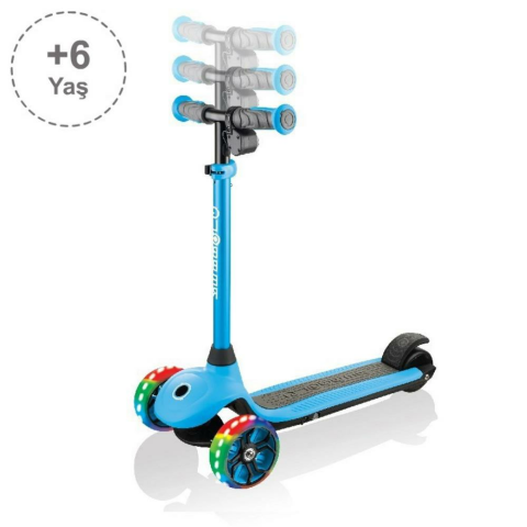 Globber Scooter / One K E-Motion 4 Işıklı Elektrikli Scooter - Mavi