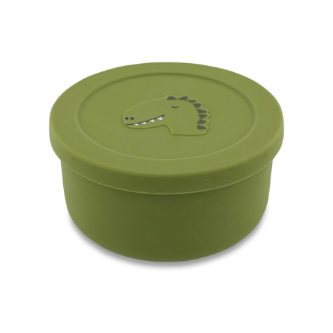 Trixie Silicone Snack Pot With Lid - Silikon Kapaklı Atıştırmalık Kabı - Mr. Dino