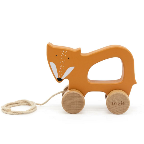 Trixie - Wooden Pull Along Toy - Ahşap İpli Oyuncak - Mr. Fox