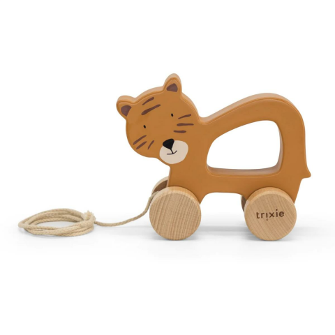 Trixie - Wooden Pull Along Toy - Ahşap İpli Oyuncak - Mr. Fox