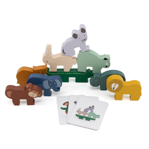 Trixie - Wooden Animal Stacking Game - Ahşap Denge Oyunu