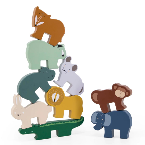 Trixie - Wooden Animal Stacking Game - Ahşap Denge Oyunu