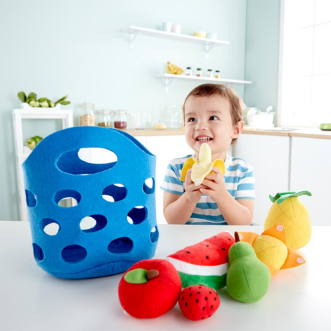 Hape Toddler Oyuncak Meyve ve Kovası / Toddler Fruit Basket